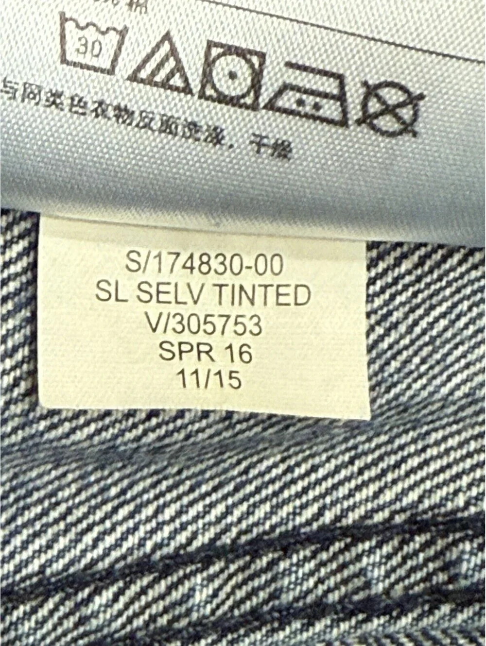 Banana Republic Selvedge Button Fly Distressed Denim Jeans 31x30
